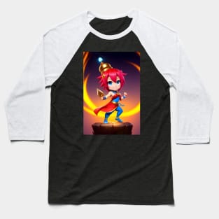 Little Cheerful Genie Girl Baseball T-Shirt